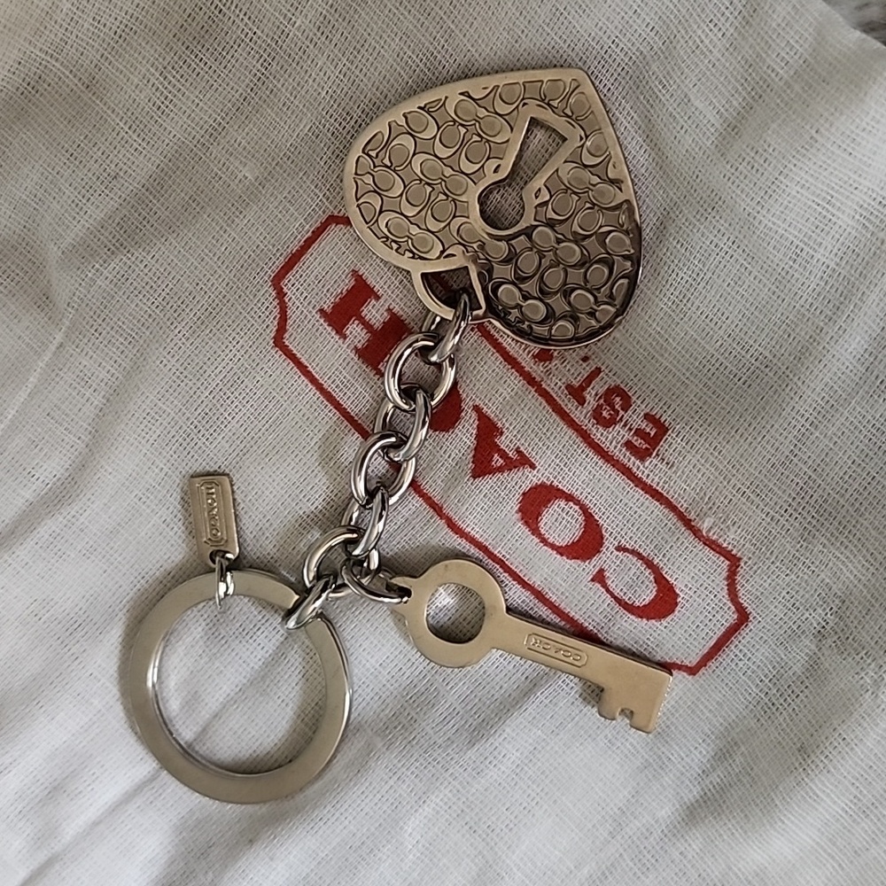COACH split ring key ring